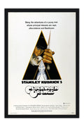Poster Laranja Mecânica - A Clockwork Orange - Stanley Kubrick - Clássico - Cult - Filmes - Moldura preta