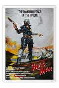 Poster Mad Max 1979 Mel Gibson - Clássico - Cult - Filmes - Moldura branca