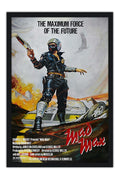 Poster Mad Max 1979 Mel Gibson - Clássico - Cult - Filmes - Moldura preta