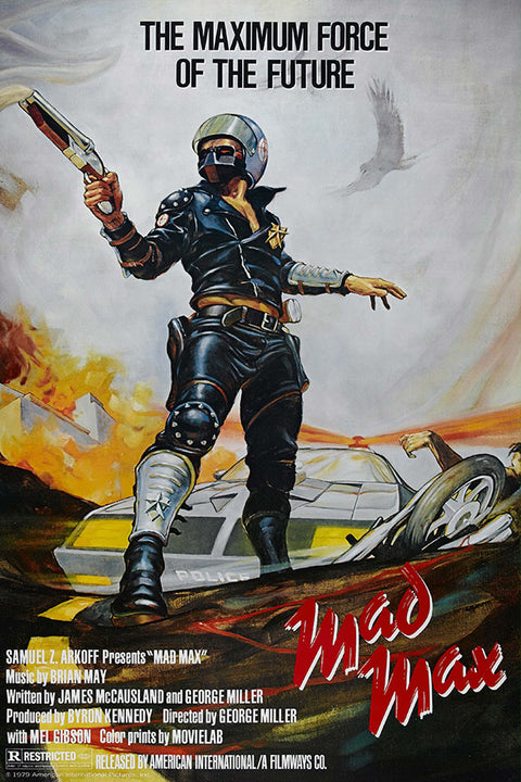 Poster Mad Max 1979 Mel Gibson - Clássico - Cult - Filmes - Pôster sem moldura