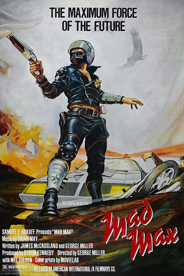Poster Mad Max 1979 Mel Gibson - Clássico - Cult - Filmes - Pôster sem moldura