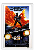 Poster Mad Max 2 a Cacada Continua the Road Warrior - Clássico - Cult - Filmes - Moldura branca