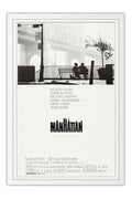 Poster Manhattan Woody Allen - Clássico - Cult - Filmes - Moldura branca