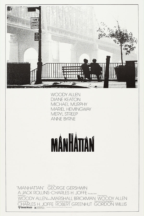 Poster Manhattan Woody Allen - Clássico - Cult - Filmes - Pôster sem moldura