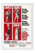 Poster Moscou Contra 007 from Russia with Love James Bond - Clássico - Filmes - Moldura branca