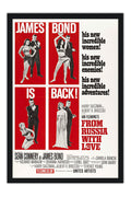 Poster Moscou Contra 007 from Russia with Love James Bond - Clássico - Filmes - Moldura preta