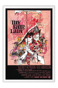 Poster My Fair Lady a Minha Bela Dama - Clássico - Musical - Filmes - Moldura branca