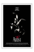 Poster O Artista the Artist - Retrô - Cinema - Filmes - Moldura branca