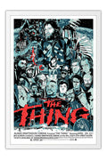 Poster O Enigma de Outro Mundo the Thing John Carpenter - Terror - Cult - Filmes - Moldura branca