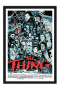 Poster O Enigma de Outro Mundo the Thing John Carpenter - Terror - Cult - Filmes - Moldura preta