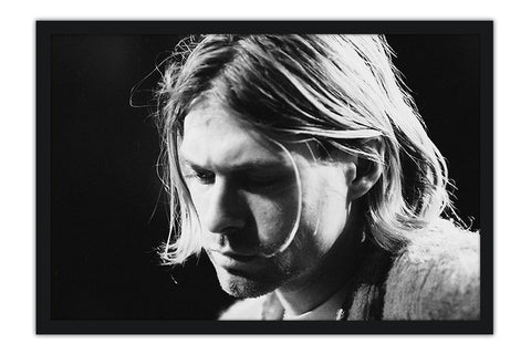 Poster Kurt Cobain - Nirvana - Bandas de Rock