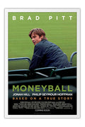 Poster O Homem Que Mudou o Jogo Moneyball Brad Pitt - Filmes - Moldura branca