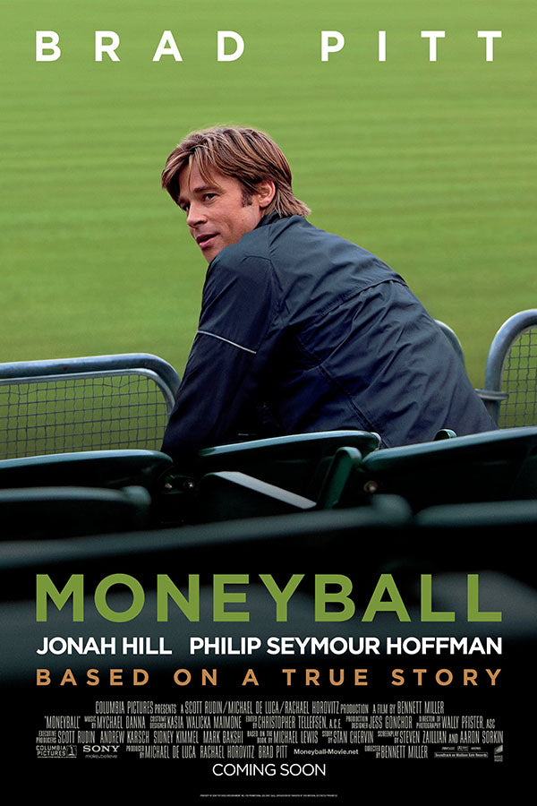 Poster O Homem Que Mudou o Jogo Moneyball Brad Pitt - Filmes - Pôster sem moldura