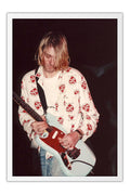 Poster Kurt Cobain - Nirvana - Bandas de Rock
