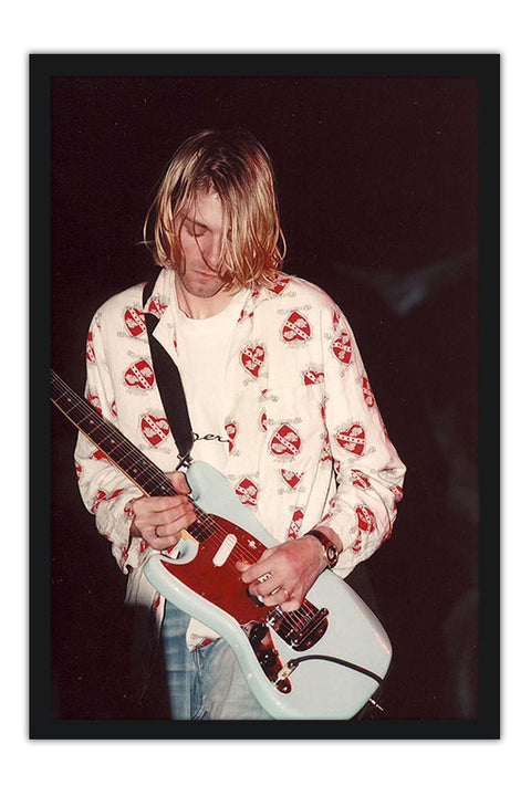 Poster Kurt Cobain - Nirvana - Bandas de Rock