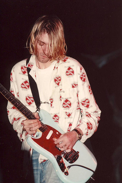 Poster Kurt Cobain - Nirvana - Bandas de Rock