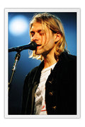 Poster Kurt Cobain - Nirvana - Bandas de Rock