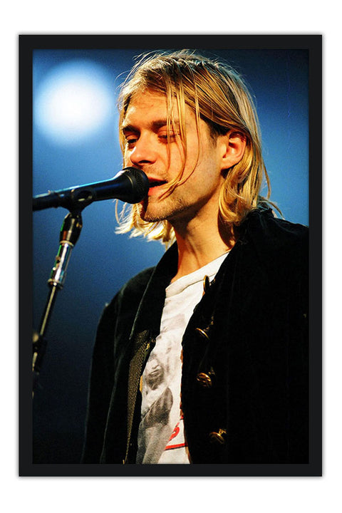 Poster Kurt Cobain - Nirvana - Bandas de Rock
