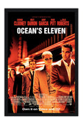 Poster Onze Homens e um Segredo Oceans Eleven - Filmes - Moldura preta