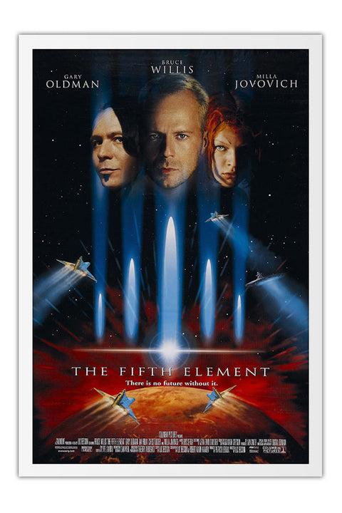 Poster O Quinto Elemento the Fifth Element - Cult - Filmes - Moldura branca