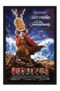 Poster Os Dez Mandamentos the Ten Commandments - Clássico - Vintage - Filmes - Moldura preta