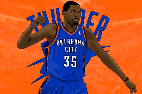 Poster Kevin Durant - Basquete - Nba