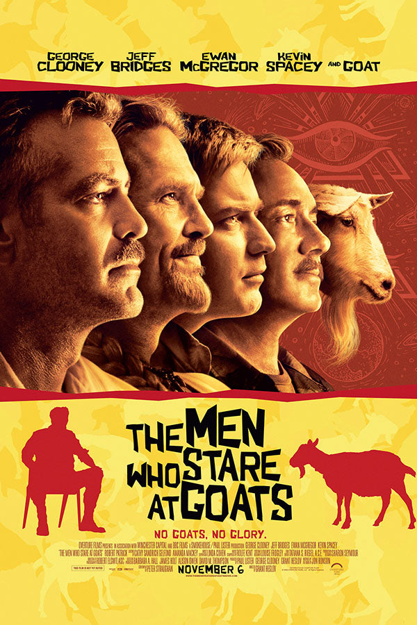 Poster Os Homens Que Encaravam Cabras the Men Who Stare At Goats - Filmes - Pôster sem moldura