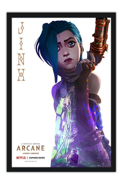 Poster Arcane - League of Legends - LOL - Séries