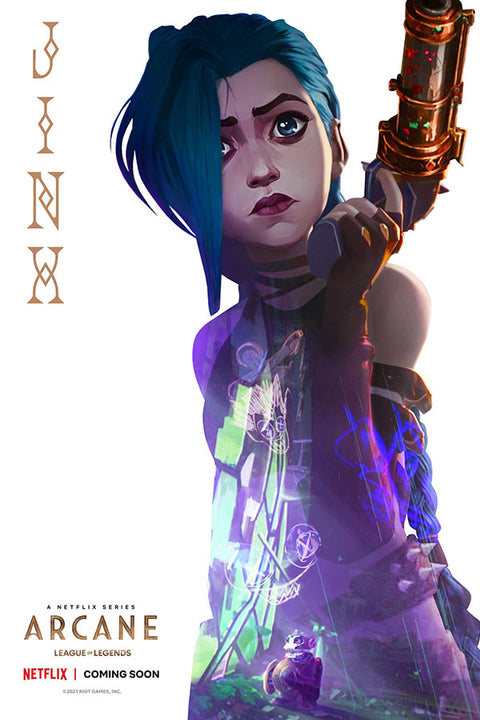 Poster Arcane - League of Legends - LOL - Séries
