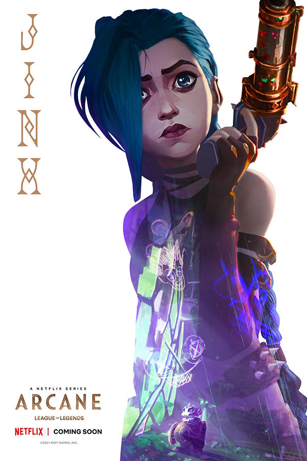 Poster Arcane - League of Legends - LOL - Séries