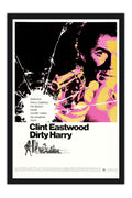 Poster Perseguidor Implacavel Dirty Harry Clint Eastwood - Clássico - Filmes - Moldura preta