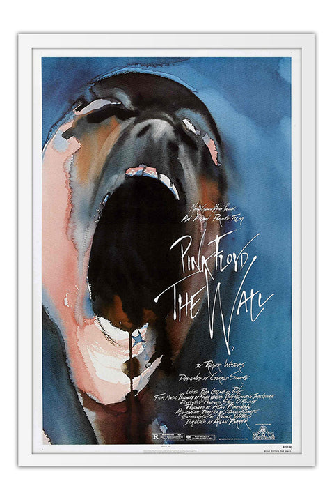 Poster Pink Floyd the Wall - Musical - Cult - Filmes - Moldura branca