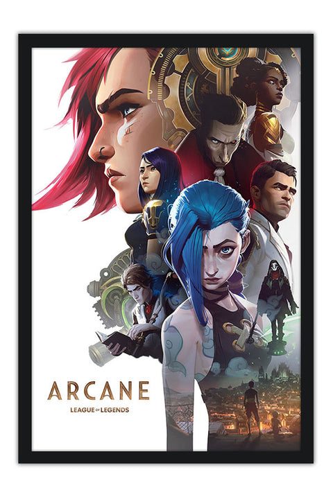 Poster  Arcane - League of Legends - LOL - Séries