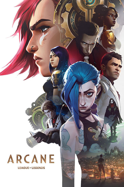 Poster  Arcane - League of Legends - LOL - Séries