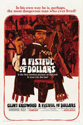 Poster Por um Punhado de Dólares - A Fistful of Dollars - Clint Eastwood - Faroeste - Vintage - Filmes - Pôster sem moldura