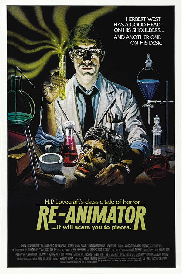 Poster Re Animator a Hora dos Mortos Vivos - Cult - Terror - Filmes - Pôster sem moldura