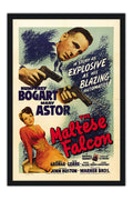 Poster Relíquia Macabra - The Maltese Falcon - Humphrey Bogart - Cinema - Clássico - Filmes - Moldura preta