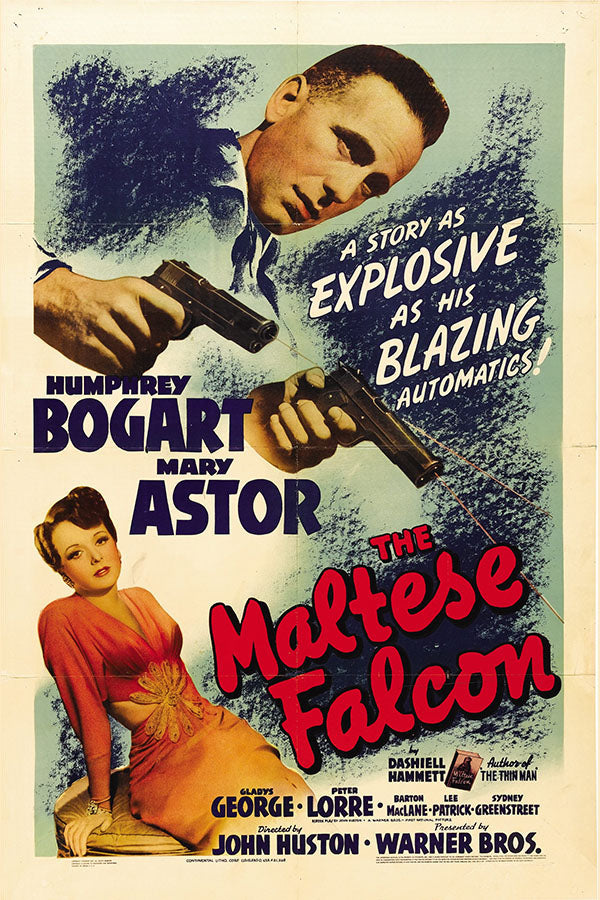 Poster Relíquia Macabra - The Maltese Falcon - Humphrey Bogart - Cinema - Clássico - Filmes - Pôster sem moldura