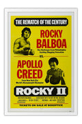 Poster Rocky 2 Rocky Balboa Apollo Creed - Clássico - Vintage - Filmes - Moldura branca
