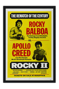 Poster Rocky 2 Rocky Balboa Apollo Creed - Clássico - Vintage - Filmes - Moldura preta