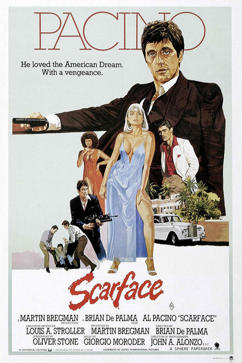 Poster Scarface Al Pacino - Clássico - Cult - Filmes - Pôster sem moldura