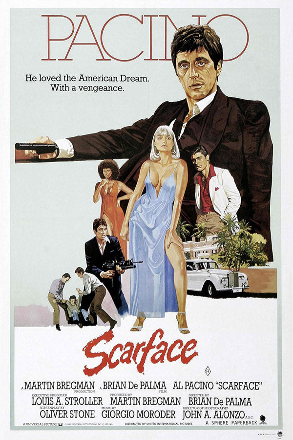 Poster Scarface Al Pacino - Clássico - Cult - Filmes - Pôster sem moldura