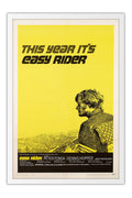 Poster Sem Destino Easy Rider - Clássico - Cult - Filmes - Moldura branca