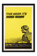 Poster Sem Destino Easy Rider - Clássico - Cult - Filmes - Moldura preta
