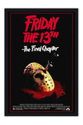 Poster Sexta-Feira 13 Parte 4 o Capítulo Final Friday the 13th - Terror Vintage - Filmes - Moldura preta