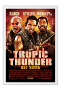 Poster Trovao Tropical Tropic Thunder - Comédia - Cult - Filmes - Moldura branca