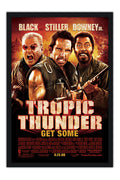 Poster Trovao Tropical Tropic Thunder - Comédia - Cult - Filmes - Moldura preta