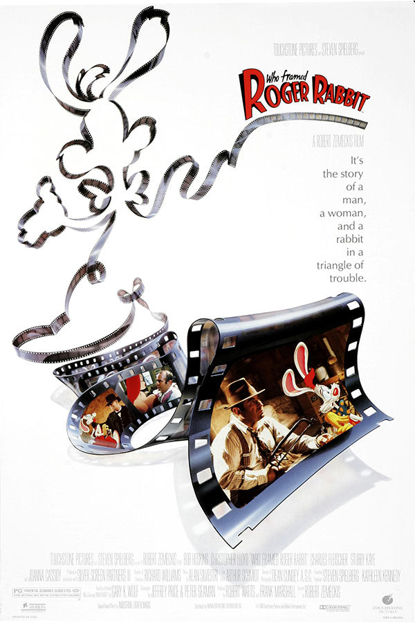 Poster Uma Cilada para Roger Rabbit Who Framed Roger Rabbit - Vintage - Filmes - Pôster sem moldura