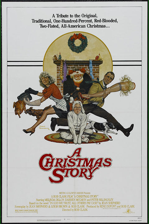Poster Uma História de Natal a Christmas Story - Vintage - Clássico - Filmes - Pôster sem moldura