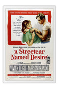 Poster Um Bonde Chamado Desejo - A Streetcar Named Desire - Marlon Brando - Clássico - Filmes - Moldura branca